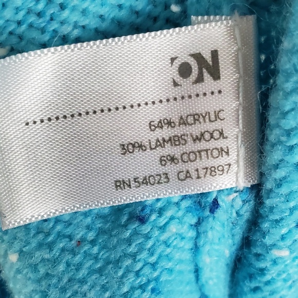 Old Navy Blue V-Neck Sweater Size Medium - Picture 5 of 6